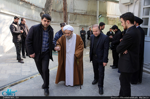 مراسم وداع با پیکر آیت الله هاشمی رفسنجانی(ره) در حسینیه جماران-11