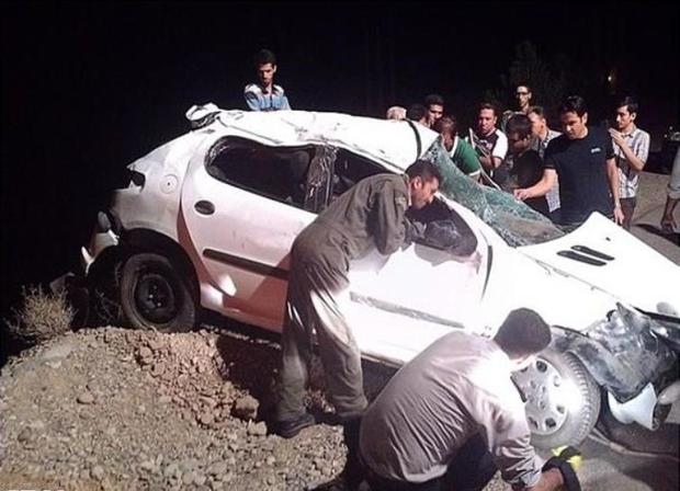سقوط پژو به دره در جاده شوشتر-عقیلی 2 کشته برجای گذاشت