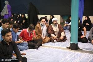 مراسم عزاداری دانشجویان دانشگاه علوم پزشکی تهران به مناسبت شهادت حضرت رقیه در حسینیه جماران