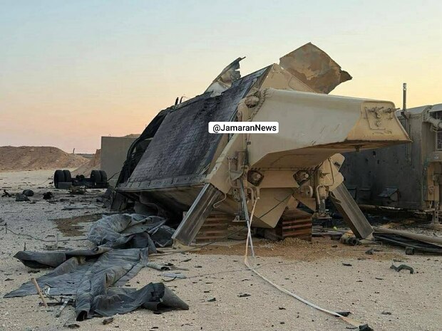 تأیید انهدام سومین رادار متعلق به سامانه تاد آمریکا توسط ایران در اردن + عکس