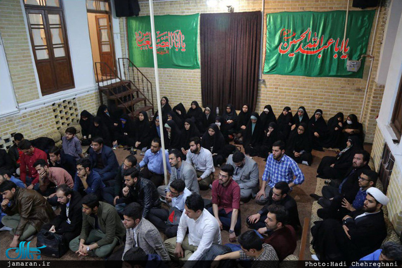 دیدار اعضای انجمن اسلامی دانشجویان دانشگاه فردوسی مشهد با سید علی خمینی