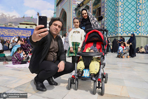 مراسم تحويل سال در آستان حضرت امام زاده صالح (ع)