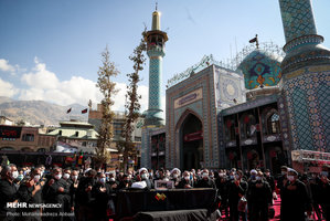 مراسم تشییع پیکر مرحوم روح الله حسینیان