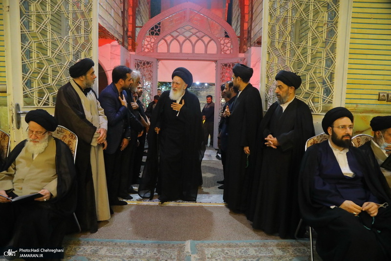 مراسم بزرگداشت همسر مرحوم آیت الله سید حسن طاهری خرم آبادی 