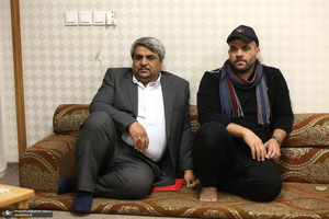 دیدار رئیس و جمعی از معاونان و مدیران مؤسسه تنظیم و نشر آثار امام خمینی(س) با نماینده مقام معظم رهبری در عراق