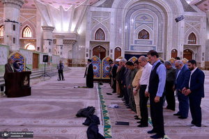 تجدید میثاق مسئولان و کارکنان سازمان حج و زیارت با آرمان‌های حضرت امام(س)