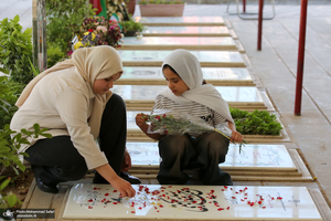 مراسم پرفیض دعای عرفه در قطعه شهدا