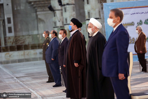 تجدید میثاق رئیس جمهور و اعضای هیأت دولت با آرمان‌های حضرت امام(س)