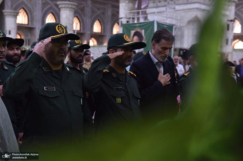 تجدید میثاق فرماندهان و پرسنل تیپ مکانیزه 20 رمضان نیروی زمینی با آرمان‌های امام راحل (ره)