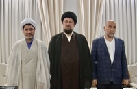 رئیس اتحادیه علمای جعفری ترکیه با آیت‌الله سید حسن خمینی دیدار کرد