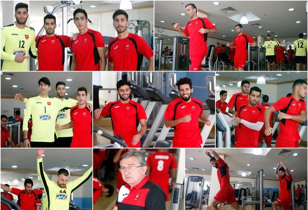 تمرین پرسپولیسی ها پیش از دیدار با الهلال در هتل +عکس
