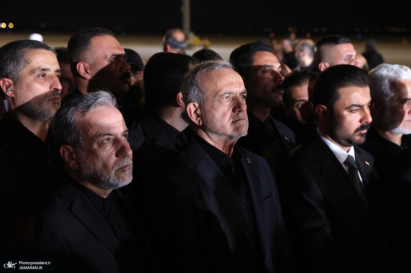 استقبال رسمی از پیکر مطهر رهبر شهید در عراق