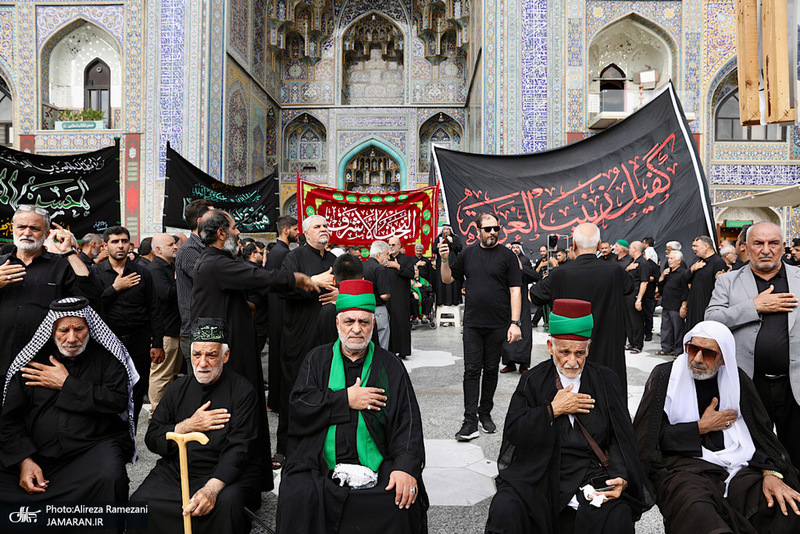 مراسم روز شهادت پيامبر اكرم (ص) و امام حسن مجتبی (ع) در حرم مطهر رضوی