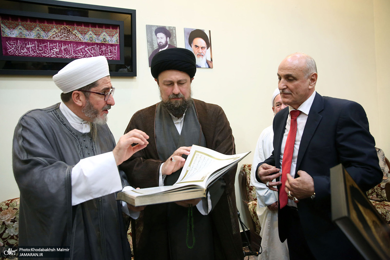 دیدارجمعی از علمای اهل سنت کشور سوریه با سید حسن خمینی