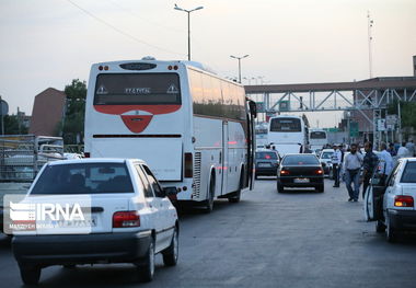 ترافیک در مبادی ورودی و خروجی مشهد پرحجم است