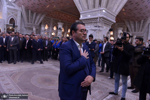 تجدید میثاق وزیر و مدیران وزارت صنعت، معدن و تجارت با آرمان های امام(س)