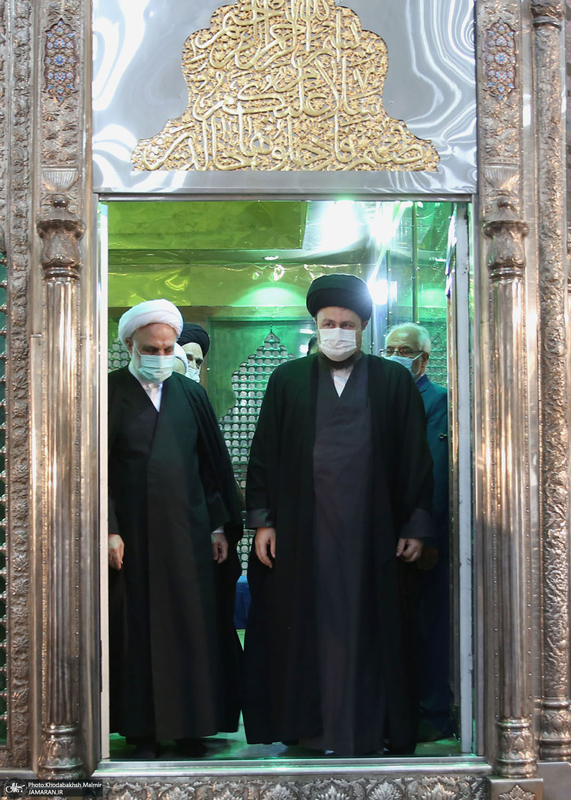 تجدید میثاق رئیس قوه قضاییه و مسئولان قضایی با آرمان‌های امام خمینی(س)