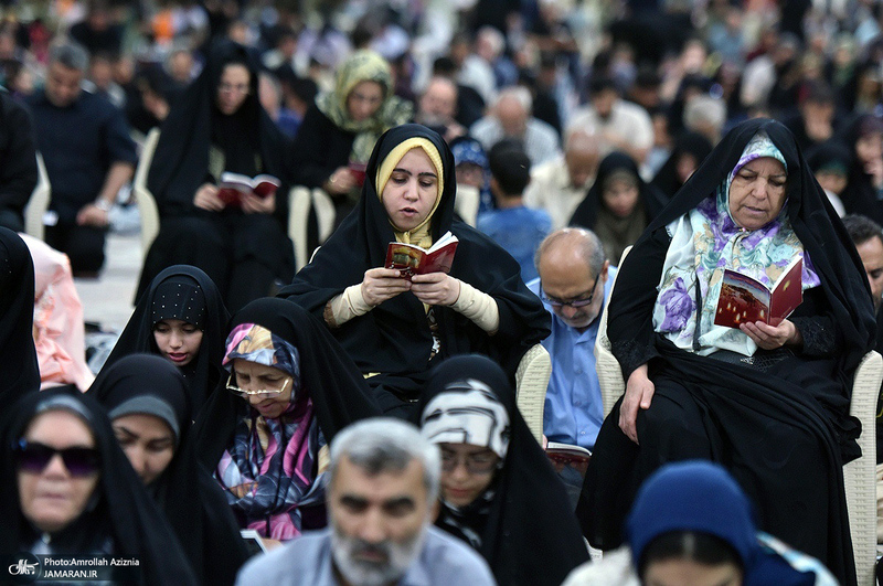 مراسم دعای عرفه در حرم مطهر امام خمینی (س)