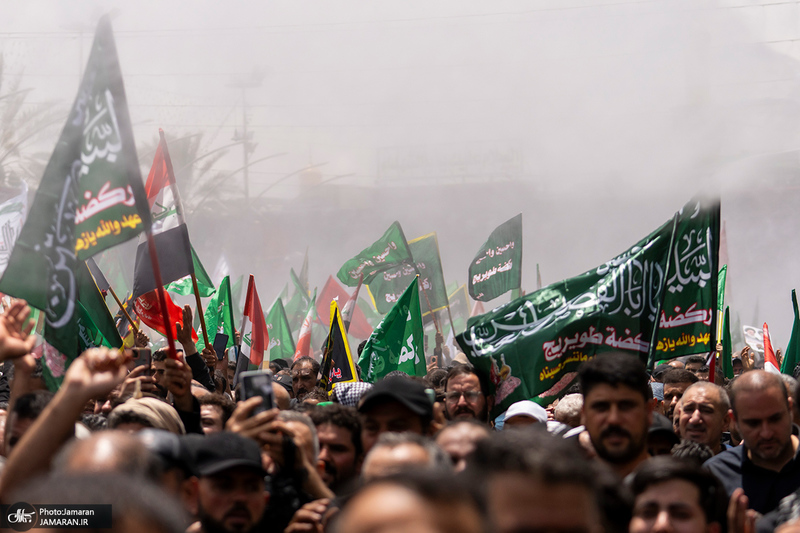 مراسم عزاداری ظهر عاشورا در کربلا