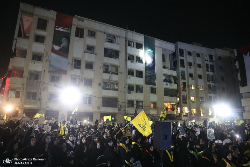 مراسم شب شهادت سید حسن نصرالله