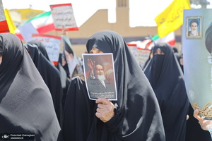 راهپیمایی مردم قم در سالروز قیام 15 خرداد‎‎