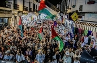 راهپیمایی بزرگ مردم مراکش در حمایت از غزه (4)