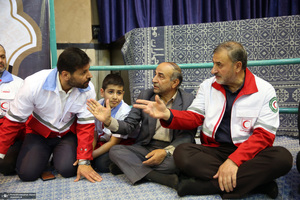 تجدیدمیثاق اعضای سازمان جوانان جمعیت هلال احمر با آرمان‌های امام خمینی(س)؛