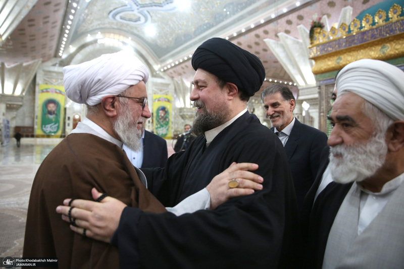 دیدار دبیرکل و کارکنان مجمع جهانی اهل بیت (ع) با سیدحسن خمینی