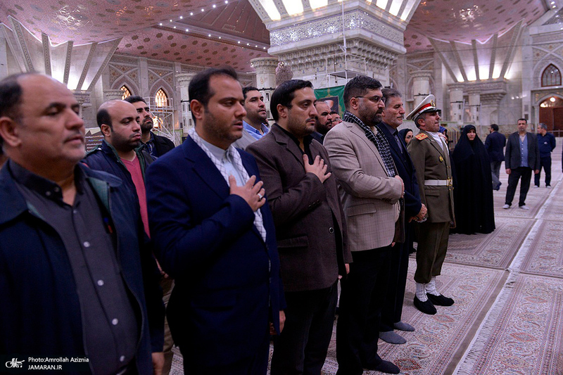 تجدید میثاق فرماندهان بسیج و کارکنان واحدهای دانشگاه آزاد با آرمان حضرت امام خمینی (س)