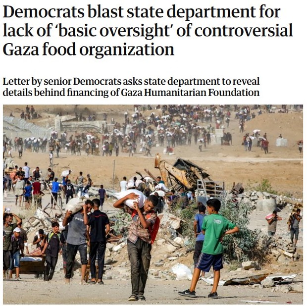 انتقاد دموکرات‌ها از وزارت خارجه آمریکا به‌دلیل فقدان نظارت بر سازمان غذایی جنجالی در غزه