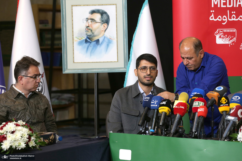 نشست رسانه‌ای نوزدهمین جشنواره بین‌المللی فیلم مقاومت در حسینیه جماران