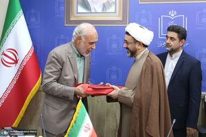 دیدار پیشکسوتان رژه 19 تیر 1358 با رییس موسسه تنظیم و نشر آثار امام خمینی (س)