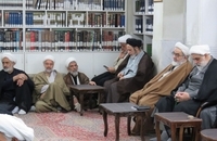 مراسم سوگواری به مناسبت سالروز شهادت حضرت فاطمه زهرا (س) در دفتر آیت الله العظمی صانعی (6)