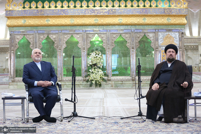 کنفرانس بین‌المللی گفتمان سیاسی از دیدگاه امام خمینی؛ نظام بین الملل و مسایل جهان اسلام / ظریف سید حسن خمینی