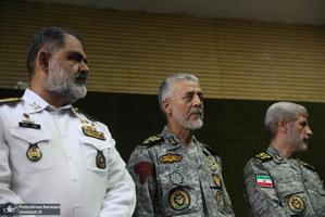 مراسم تکریم ۵۷ شهید گلگون کفن ارتش جمهوری اسلامی ایران