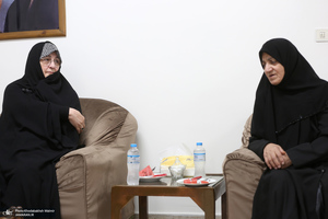 دیدار جمعی از فعالان زن کشور عراق دکتر فاطمه طباطبایی