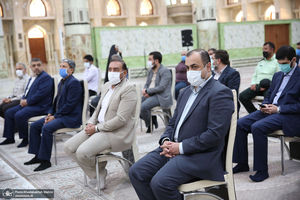 تجدید میثاق رئیس و اعضای دوره جدید شورای اسلامی شهر تهران با آرمان های امام خمینی(س)