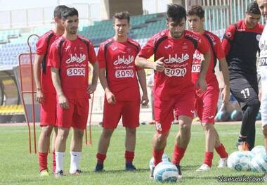 دیدار دوستانه پرسپولیس و تیم ملی نوجوانان