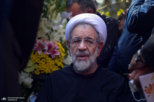 مراسم تشییع نوه حجت الاسلام و المسلمین علیخانی در حرم امام خمینی (س)