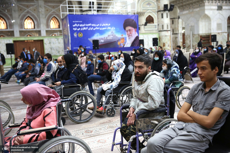 دیدار رئیس سازمان بهزیستی و جمعی از توان یابان این سازمان با سید حسن خمینی