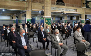 دیدار میهمانان کنفرانس وحدت اسلامى‌ و جمعی از مسئولان نظام با رهبر معظم انقلاب