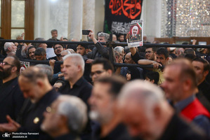 مراسم تشییع پیکر شهیدان سردار حسین سلامی و مسعود شانه ای