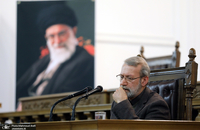 نشست رسانه ای علی لاریجانی رئیس مجلس شورای اسلامی