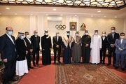 بازدید هیات بلند پایه ورزش قطر از موزه ملی ورزش و دیدار با رئیس کمیته ملی المپیک