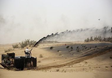 توقف مالچ‌پاشی نفتی، مطالبه استانداری خوزستان از سازمان محیط زیست