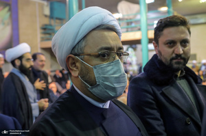 مراسم بزرگداشت آیت الله موسوی بجنوردی (ره) در حسینیه جماران - 1