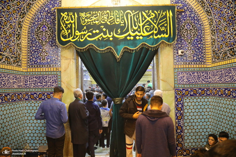 مراسم آغاز سال نو در حرم حضرت معصومه (س)