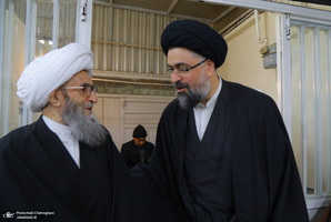 دومین شب عزاداری حضرت فاطمه (س) در بیت آیت الله دوستی زنجانی‎