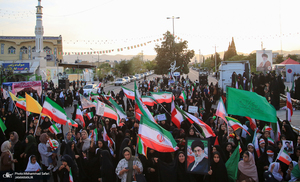 رزمایش «دختران جان‌فدای ایران» در فسا