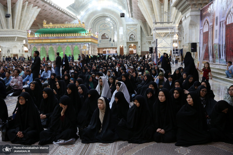 مراسم بزرگداشت ارتحال آیت الله العظمی محقق کابلی در حرم امام خمینی (س)